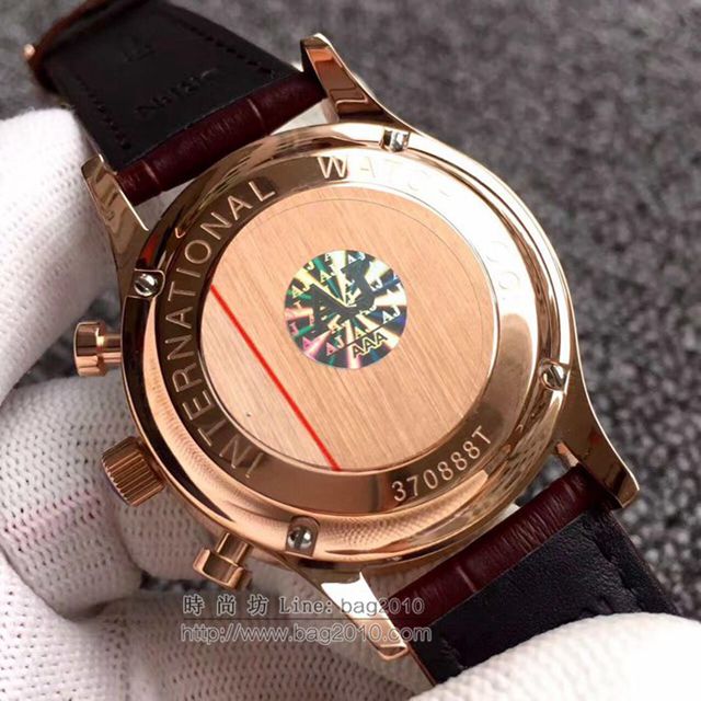 IWC手錶 V4版 IWC萬國葡萄牙系列 自動機械計時跑秒腕表3714 IW371445 萬國男表 萬國高端機械男士腕表  hds1161